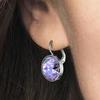 Swarovski Bella Pierced Purple Aurora Earrings Women earrings 5030703