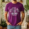 100% Cotton Short Sleeve T Shirt Retro College Sports Track And Field Wing Graphic Print Breathable Casual Daily Tees