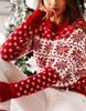 Women's Christmas Snowflake Knit Sweater - Autumn/Winter Fashion Long Sleeve Round Neck Pullover