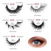 5 Pairs Of Oblique Flying Fox False Eyelashes, Natural Thick Curled Eyelashes, Simulated Cat Eyelashes