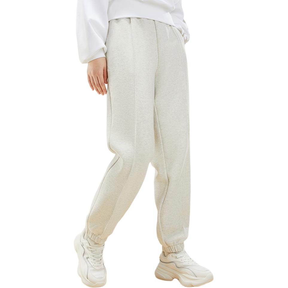 Anta Life Collection Knitted Sweatpants Unisex Gray Heather Gray 972338306-1