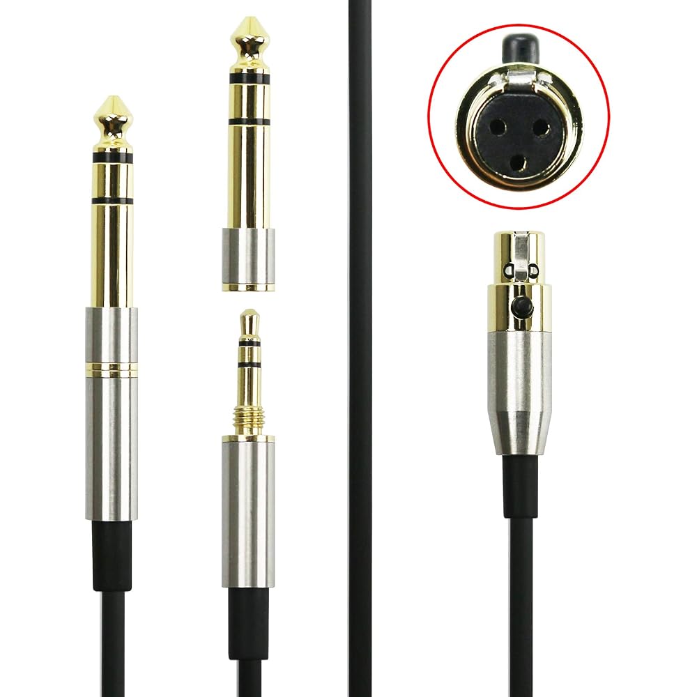NewFantasia Replacement Audio Upgrade Cable Compatible with AKG K240, K240S, K240MK II, Q701, K70...