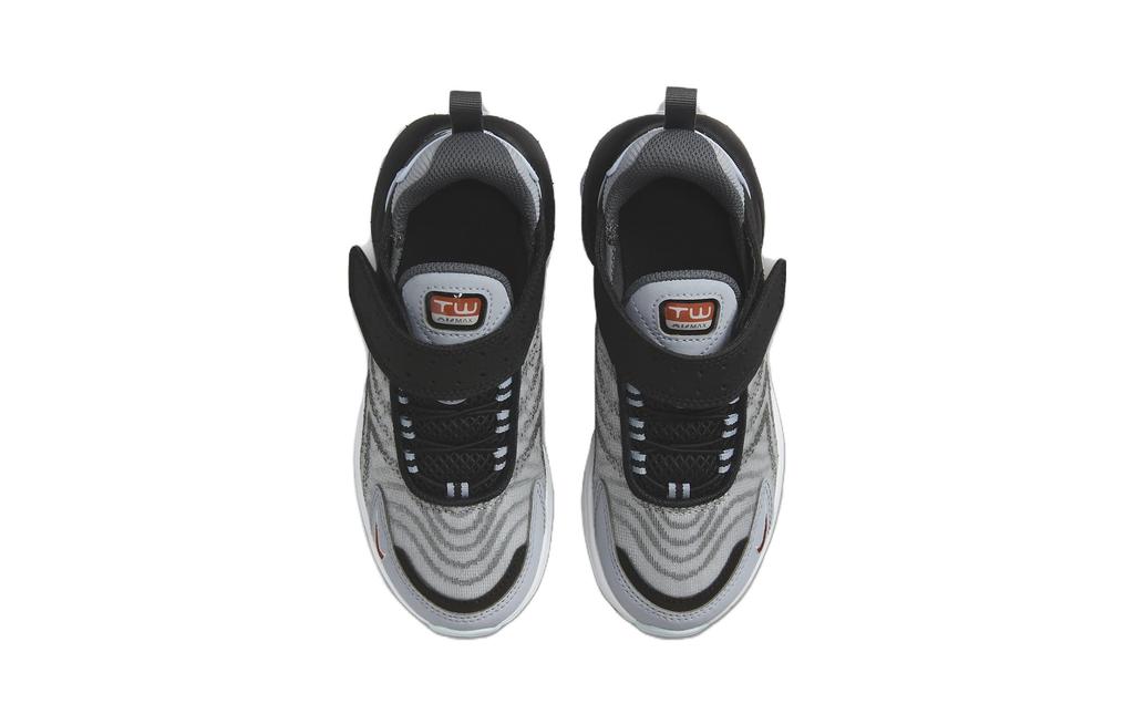 Nike Air Max TW Mesh Comfortable Abrasion Resistant Breathable Kids Lifestyle Shoes Gray Black DQ0297-006