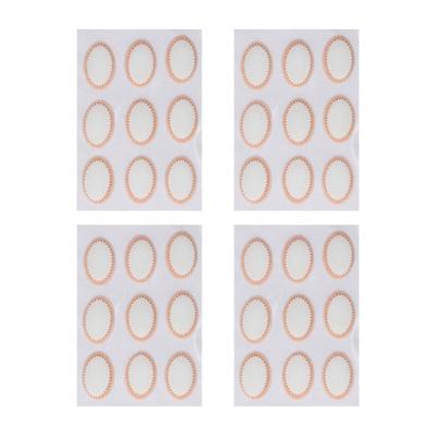4 Sheets 36 Counts Bunion Pads Foot Protector Patches Prevent Wear Soft Sponge Cushion for Corns
