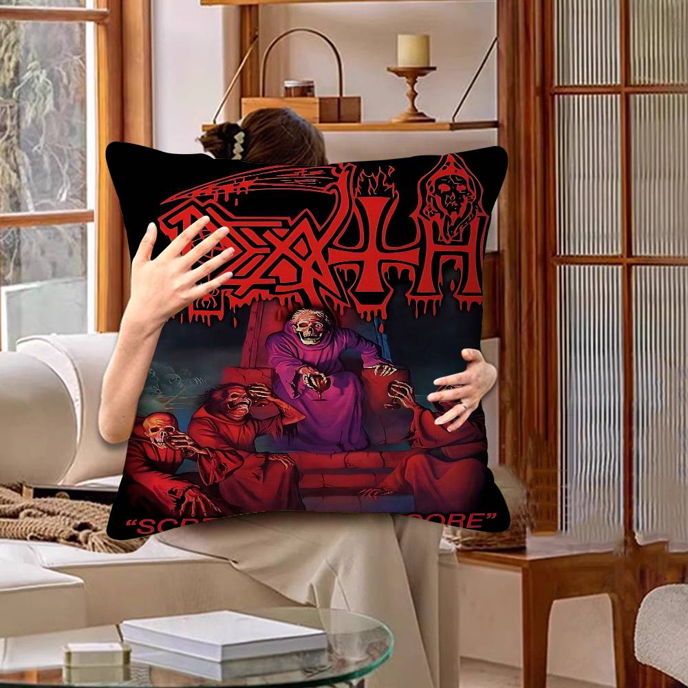 D-Deaths Mental Rock Band Pillow Anime Pillow Sofa Bed Head Pillow Cover Cushion Cover 45X45 Cm Fashion