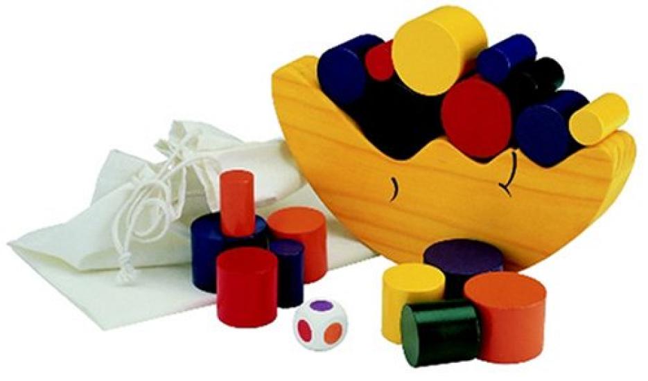 

Серия «Лес» Игра на баланс «Луна» Натуральное дерево Строительные блоки с сумкой для хранения