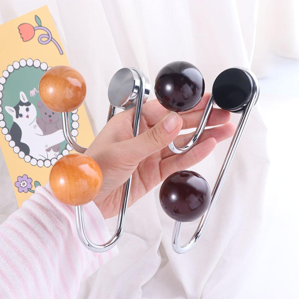 Punch-free Magnetic Wall Hooks Wall Mounted Decorative Refrigerator Magnet Hook Powerful Heavy Duty Door Magnet Hanger Bathroom