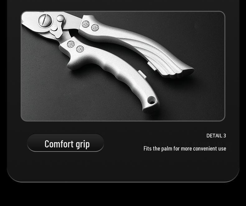 Stainless Steel Multifunctional Kitchen Scissors for Meat, Fish, and Bone Cutting