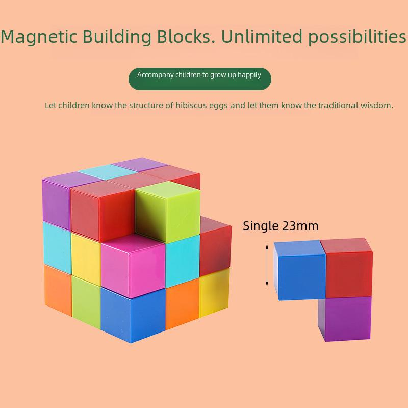 Magnetic Cube Puzzle Blocks: Cross-Border Teaching Aids for Kids
