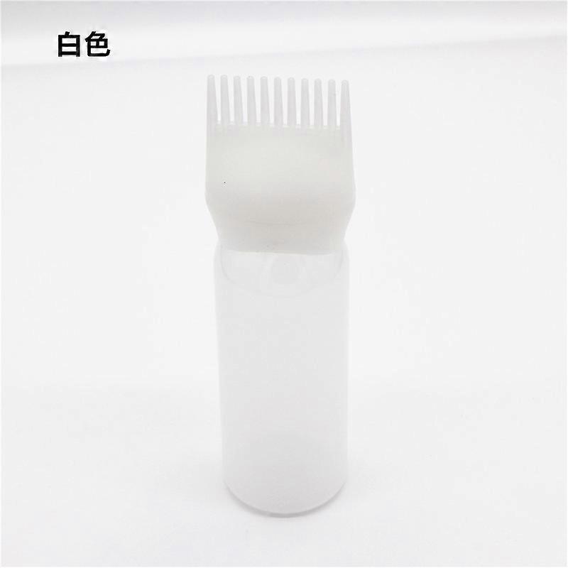Hair dye bottle comb bottle dye cream coloring hair care pot shampoo bottle hair salon home beauty salon supplies tools purple