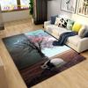 3D Cartoon Cute Panda Area Rug,Carpet Rug for Living Room Children's Room Decoration,Kid Play Crawl Soft Non-slip Floor Mat Gift
