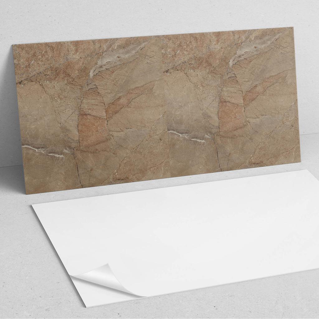 Dekor Ścienny Panel Pcv Ze Wzorem Do Pokoju 100X50 Cm Naturalny Wzór Kamienia