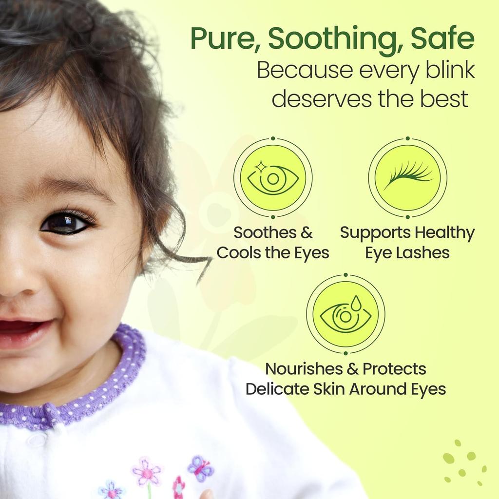 LuvLap 100% Natural Baby Kajal With Pure Cow Ghee And Cocoa Butter For Gentle Eye Nourishment And Safe Daily Application