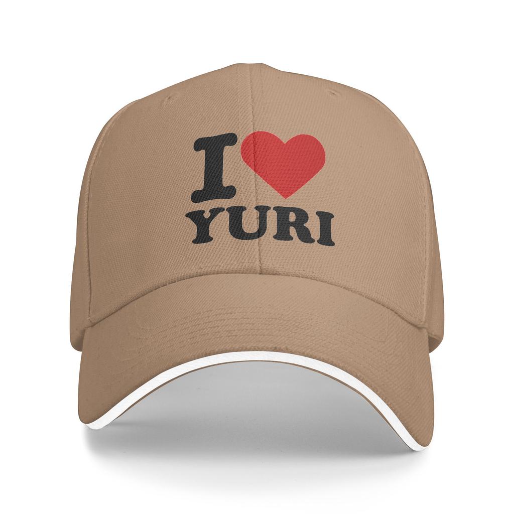 I Love Yuri Baseball Cap  Casual Hip Hop Hats Summer Couple Women Hiking Fishing Snapback Cap