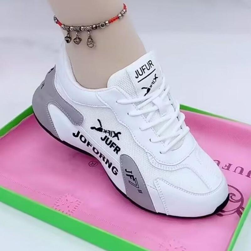 Women's Causal Sneakers Summer New Fashion Breathable Mesh Lace Up Sports Shoes for Women Platform Ladies Walking Shoes