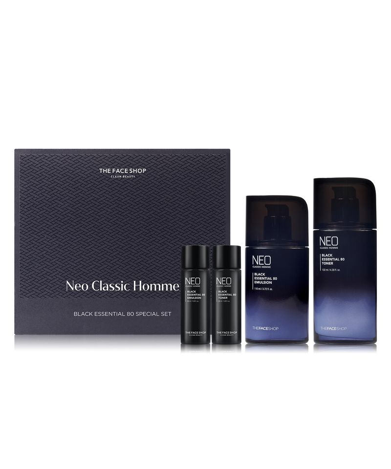 Neoklassisch Herren Schwarzes Essential Set