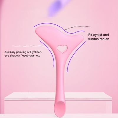 Szablon do eyelinera Ergonomiczny uchwyt Akcesorium kosmetyczne Wielokątny Uniwersalny aplikator Narzędzie dla początkujących