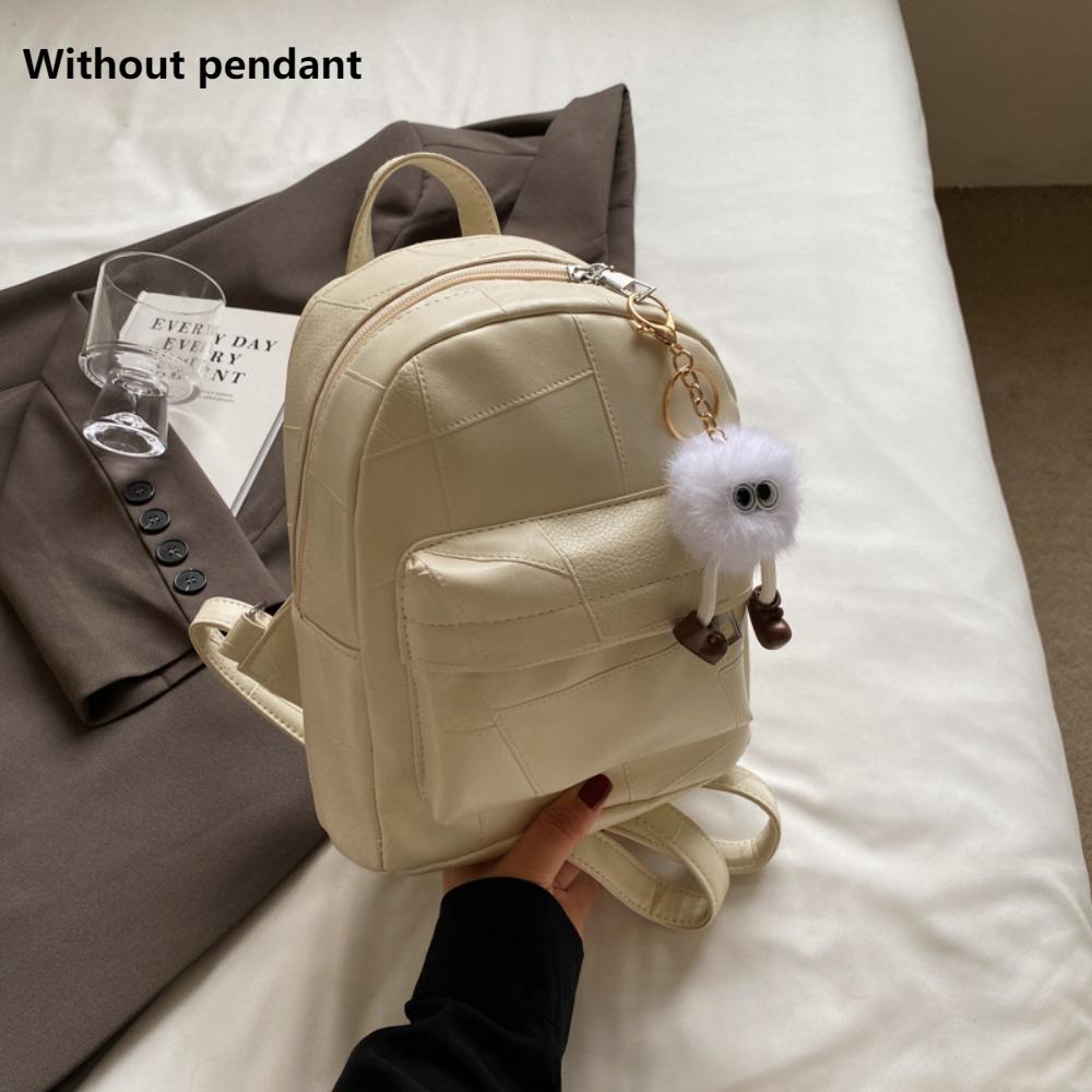 

Модные мини-рюкзаки большой вместимости из ПУ кожи, водонепроницаемая дорожная сумка, однотонный студенческий рюкзак для женщин