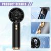 Portable Handheld Fan, High Speed Turbo Mini Fan 100 Speeds, Digital Display, 3000mAh Battery Rechargeable Personal Fan, Up To 15H Cooling Time, Power