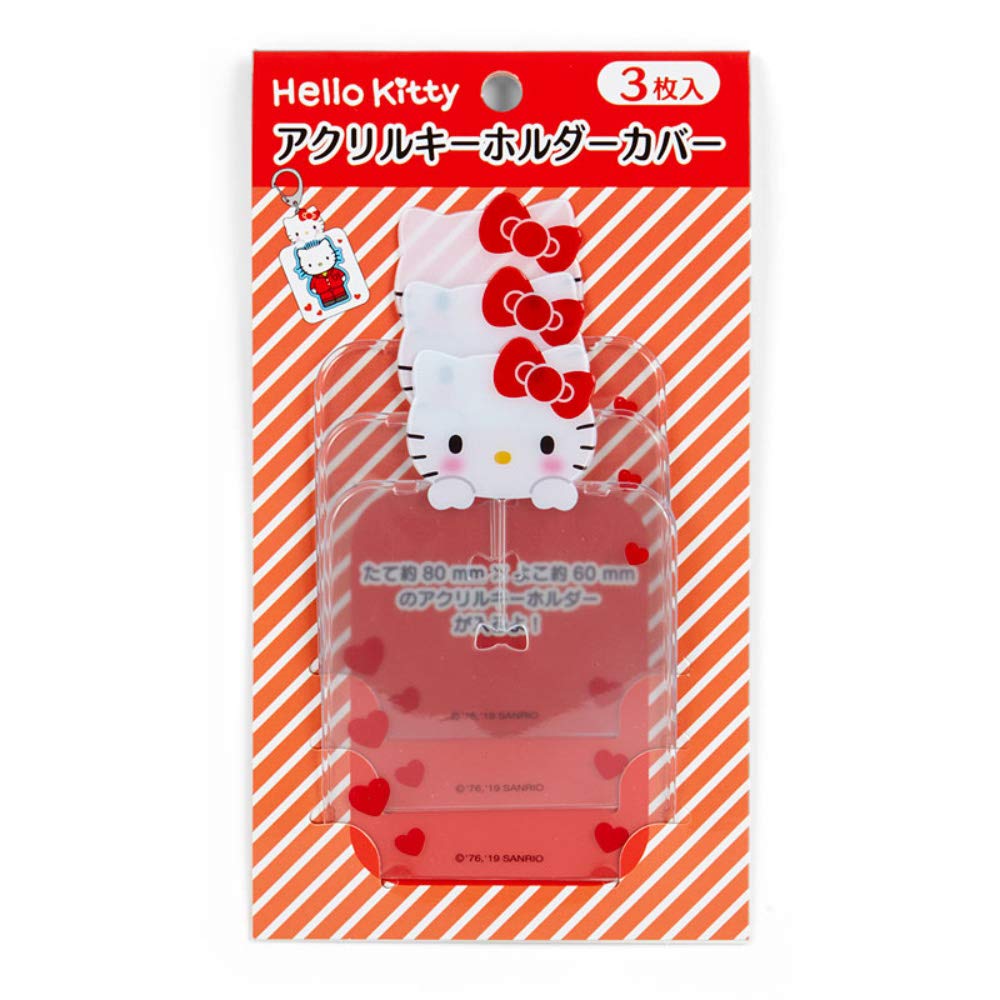 Sanrio Hello Kitty Acrylic Keychain Cover Fan (3-pack) (Exciting Goods)