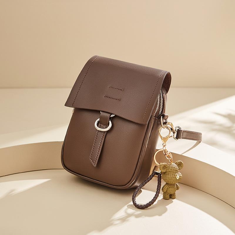 Mrs. Qiao's Phone Bag for Women, Crossbody 2025 New Autumn Winter Niche Versatile Mini Bag, Lightweight Small Shoulder Bag for Ladies