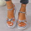Fashion Women Wedges Sandals Summer 2025 New Fashion Casual Shallow Shoes for Women High Heels Open Toe Platform Sexy Designer Sandals