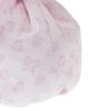 Maison de FLEUR Ribbon Leopard Print Drawstring Pouch, Light Pink, Size F, PouchDrawstring Bag, 08000554600