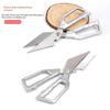1Pcs Stainless Steel Kitchen Scissors Household Chicken Bone Scissors Fish Chopper Bottle Opener Fish Scale Kitchen Tools