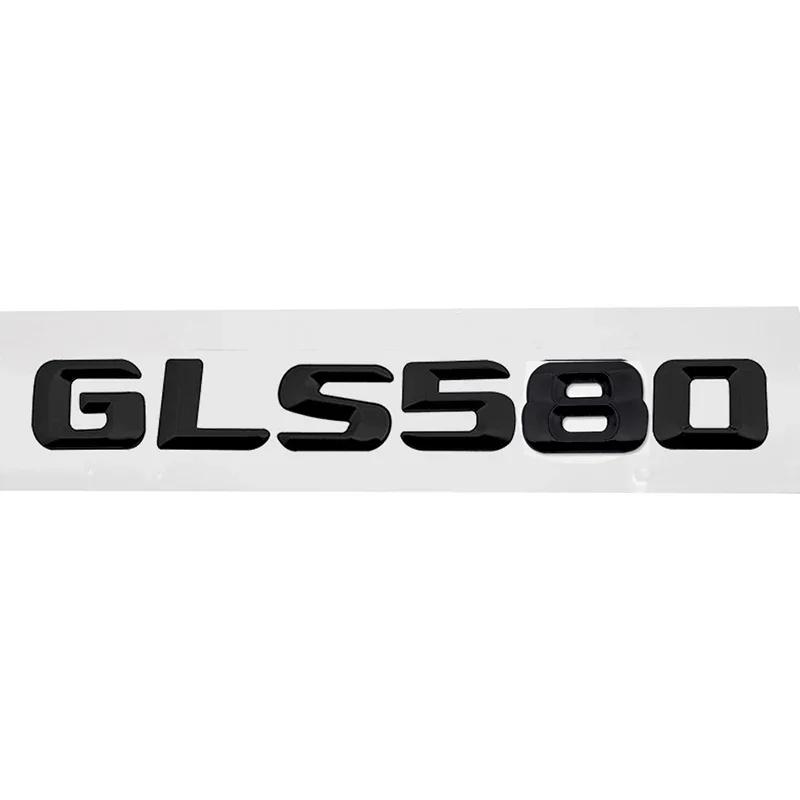 3D Car Stickers Rear Tail Decal Emblem for Mercedes Benz GLS400 GLS450 GLS500 GLS550 GLS580 GLS600 Accessories