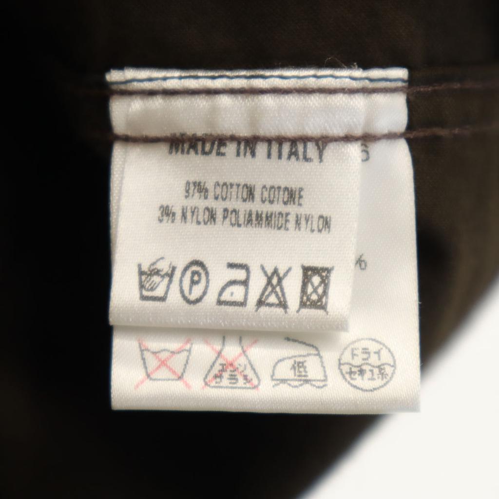 Beauty Products GUCCI Made In Italy Long Sleeve Corduroy Shirt 38 Brown Men's Used