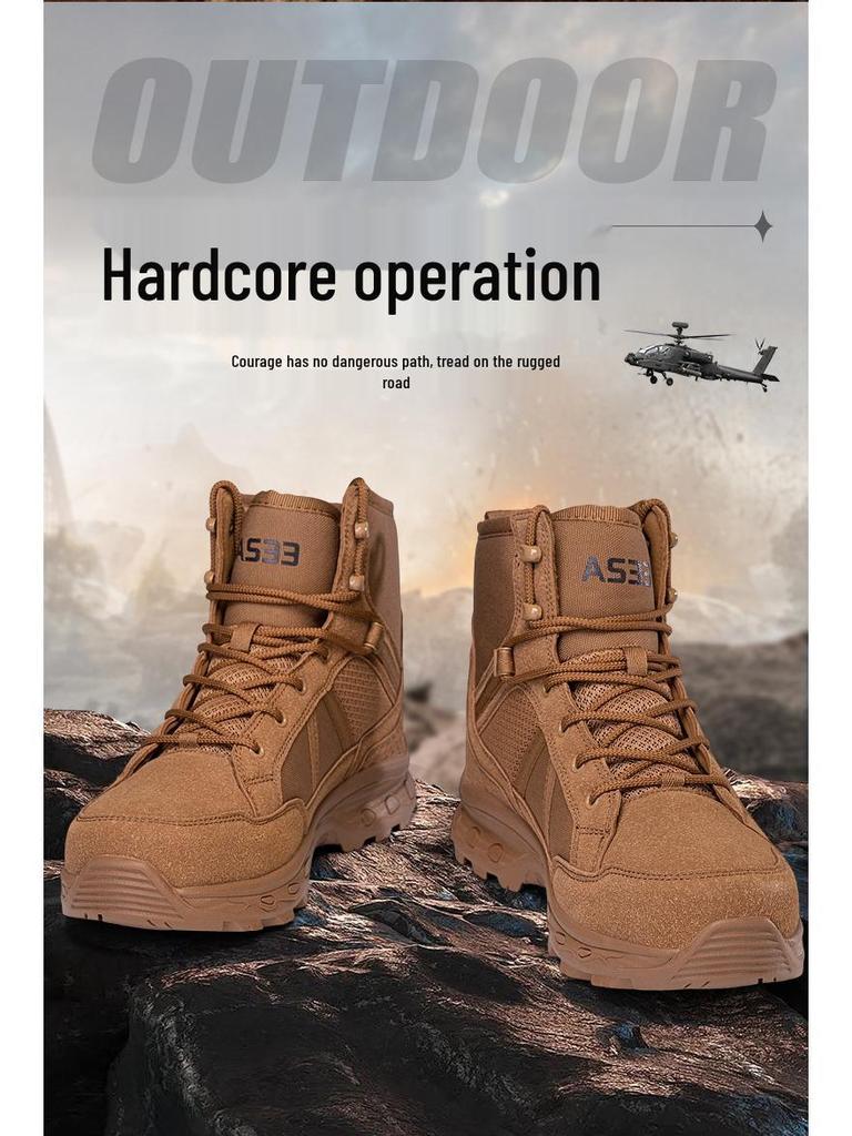 Men's Plus Size Outdoor Tactical Military Boots - Desert Sports Casual Shoes