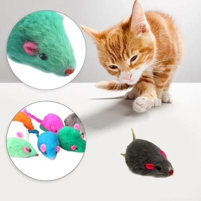 Cat Mouse Toys Rattle Mouse Cat Toy Assorted Interactive Cat Toys for Indoor Kitten Cats Catch Play Mouse Toy Sound Mouse