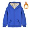 Kinder Herbst und Winter Langarm Kapuzenpullover Warm In Kleinen und Mittleren Kindern Einfarbig Pullover Sportmantel