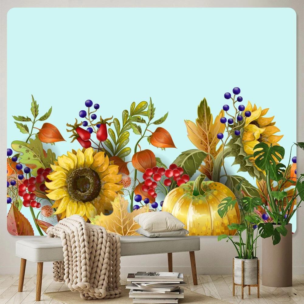 Растения и цветы Домашнее искусство Настенные украшения для дома Гобелен Гобелен — фото 5