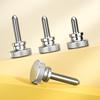 304 Edelstahl Hoher Kopf Rändelschrauben Bolzen M2-M12 GB834 Verdrehbare Stufenschrauben