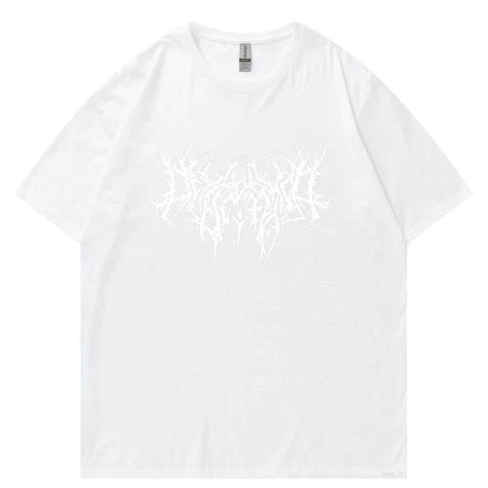 Готическая темная футболка унисекс WoUnisex Футболка большого размера Панк черная одежда — фото 22