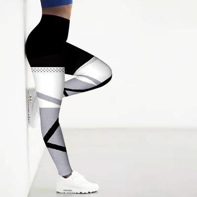 Damen Leggings mit weitem Bein und weitem Bein für Yoga, Fitness, Laufen, Fitnessstudio, Sport, aktive Hose