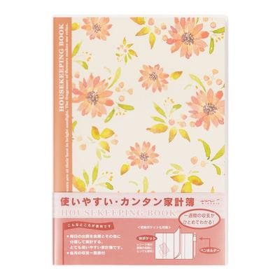Midori Household Account Book FL A5 Floral Pattern 91801556