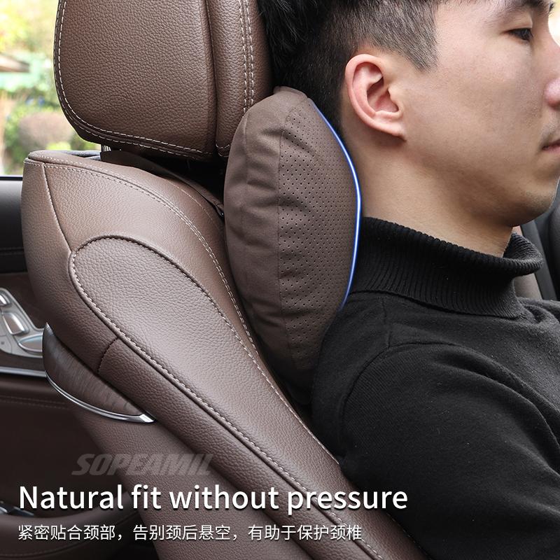 GLC GLB Mercedes Benz A C E V S Class CLA CLS GLA GLB GLC GLK GLS SLK ML Vito Car Headrest Soft Neck Pillow Seat Lumbar Cushion