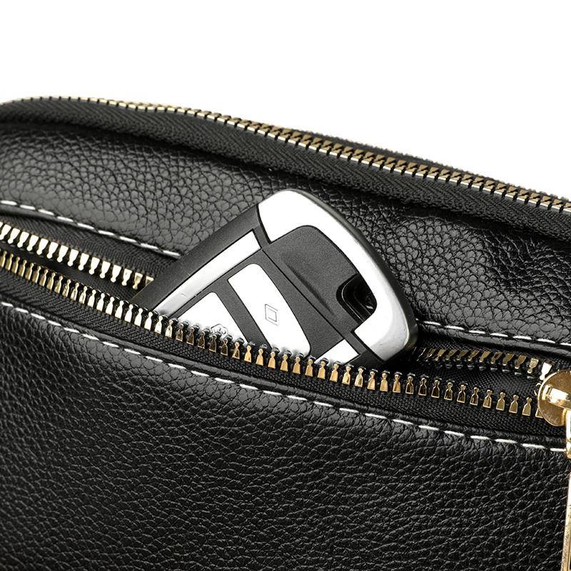 Elegant PU Leather Crossbody Bag with Adjustable Strap and Front Clasp for Daily and Office Use