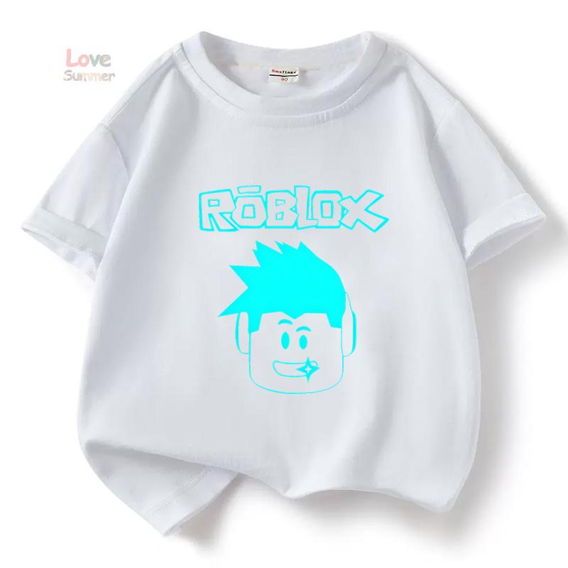 2026 Robloxing kid Tričko Kluci Hra Sportovní Bavlněné Tričko Dítě Kreslený Krátký rukáv Horní díl Ležérní Street Harajuku Oblečení