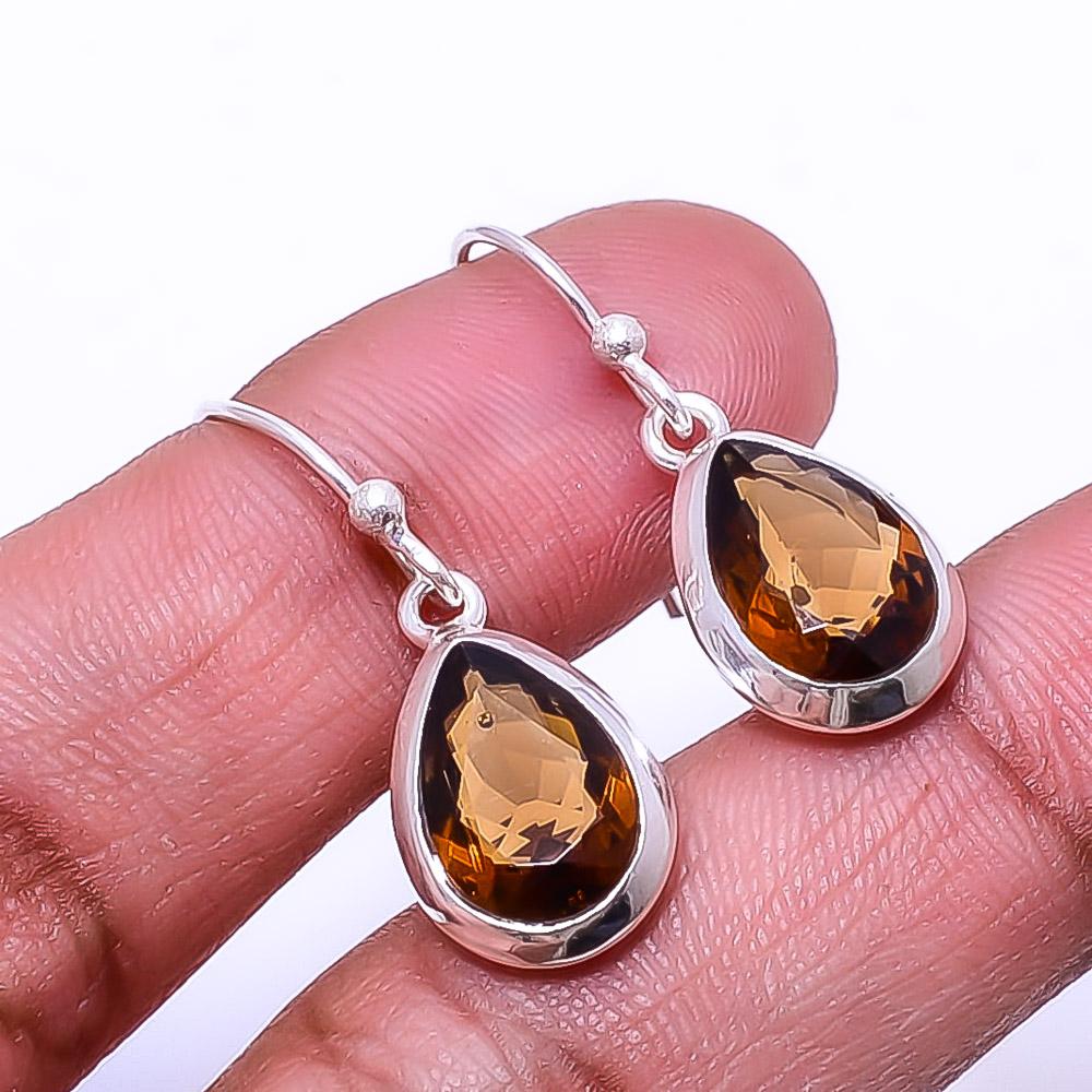 

Smokey 925 Sterling Silver Earring 1.17 E_9508_347_52
