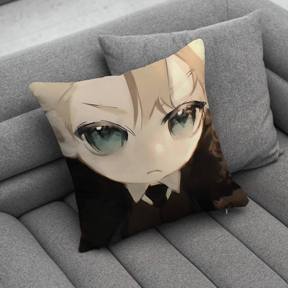 Manga CCodename Anastasia Pillow Case Square DoubleSided Printing Short Plush Sofa Cushion Cover Bedroom Bedside Pillow