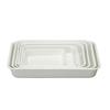 Nodahoro Enamel Cooking X X Made In Tray, Heat-Resistant, 18-Piece Capacity, 26.6 21.2 3.8 Cm, White, Japan, VA-18W