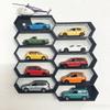 10 Grids Car Model Display Rack Creative Car Model Protective Case  Mini Dolls