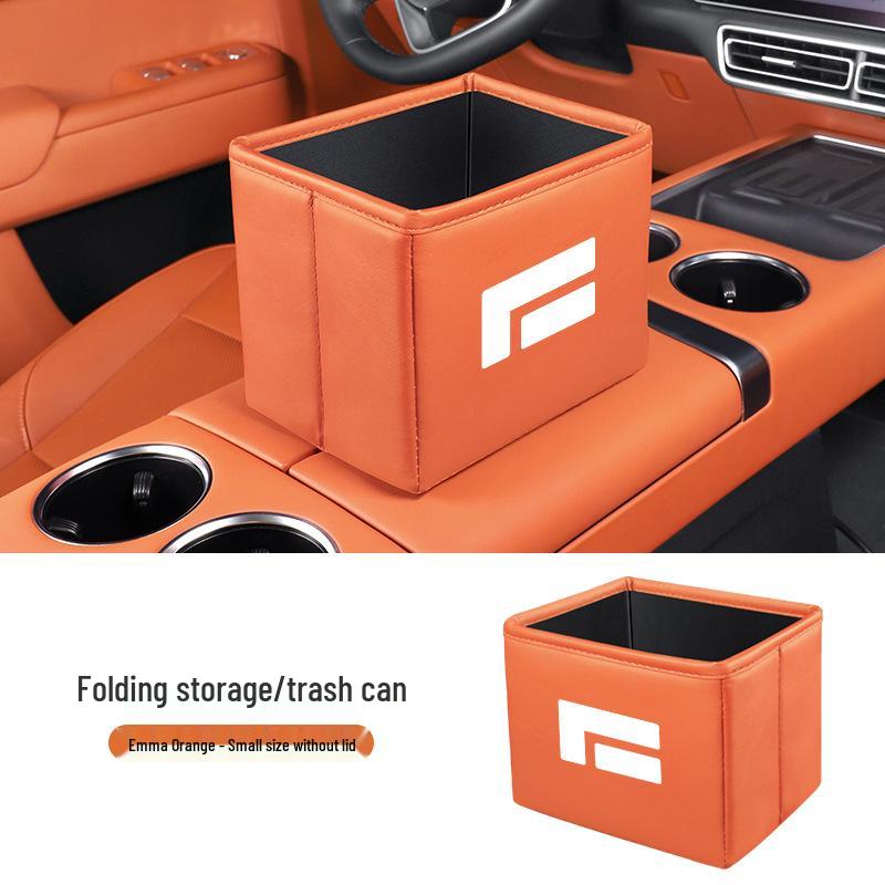 Jishi 01 Car Storage Box - Multi-functional Foldable Organizer & Trash Can
