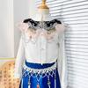 Chinese Style Embroidered Shawl Embroidery Design Detachable False Collar  Hanfu Accessories