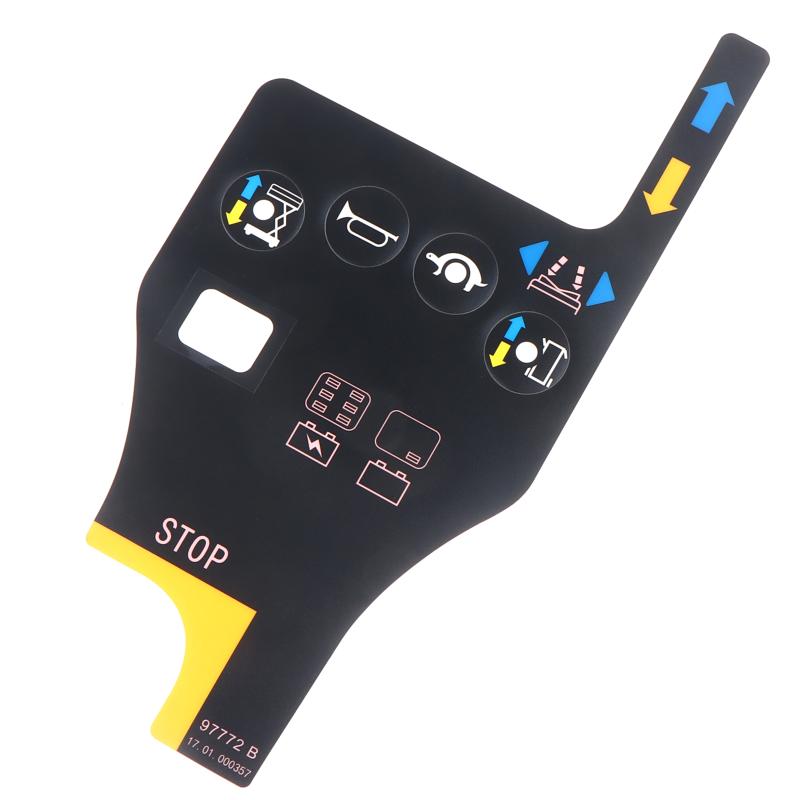 97772 97772Gt Decal For Genie Sciccor Lift Aerial Work Platform Controller Panel Four-Button Stickers Aerial Lift Parts