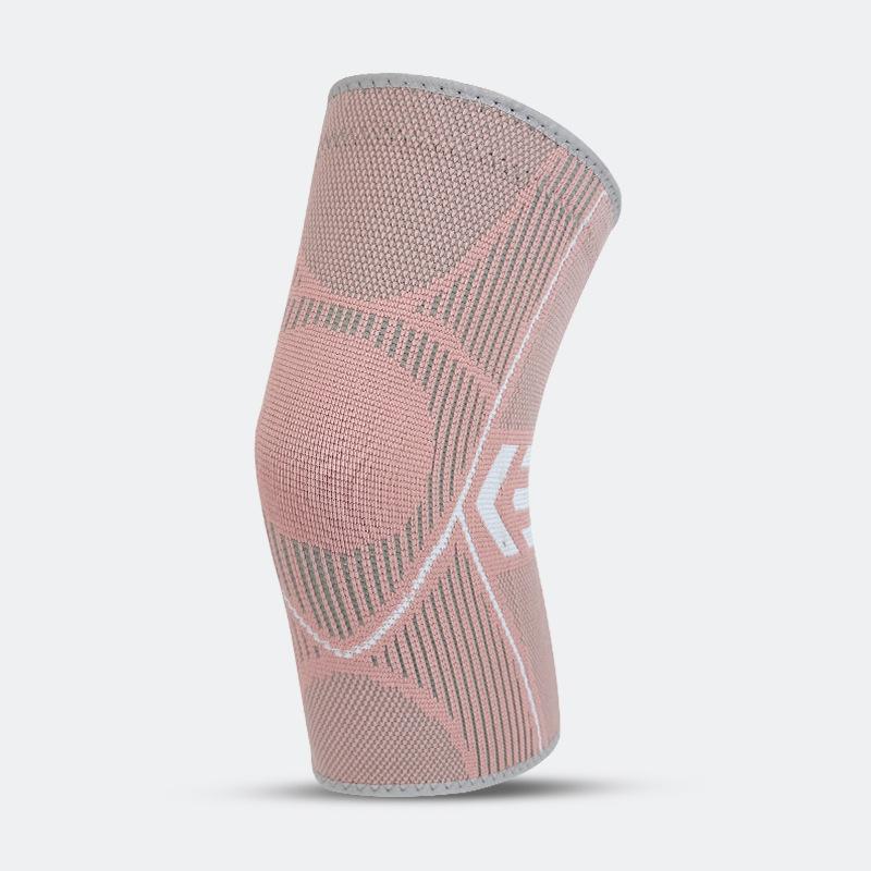 Outdoor Sports Knee Pads Knitted Nylon High Elastic Warm Knee Pads Non Slip Breathable Sweat Absorbent Cycling Running Mountaineering Protective Gear