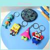 Adorable Spongebob Octopus Keychain Soft Rubber Bag Pendant Creative Charm